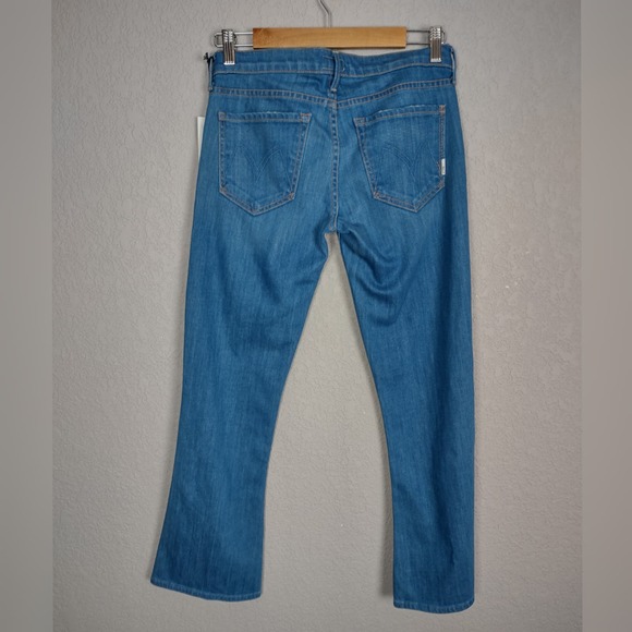 MOTHER The Crop Runway Jeans in Of Water & Dragons Size 26 - Picture 3 of 16